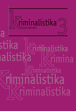 Kriminalistika 3/2024